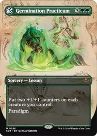Germination Practicum (Borderless) — Secrets of Strixhaven