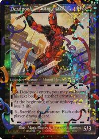 Deadpool, Trading Card (7129) (Pool Party Foil) — Secret Lair Drop Series