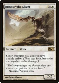 Bonescythe Sliver — Magic 2014 (M14)
