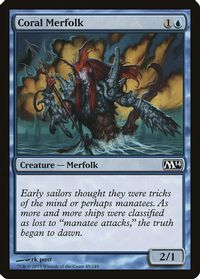 Coral Merfolk — Magic 2014 (M14)