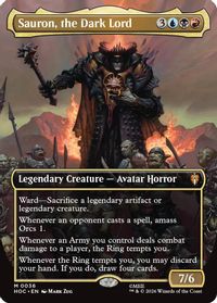 Sauron, the Dark Lord (Borderless) — The Hobbit: Eternal-Legal