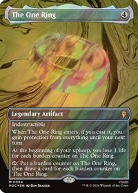 The One Ring (Borderless) (Surge Foil) — The Hobbit: Eternal-Legal
