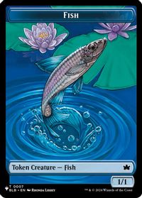 Fish (BLB) // Kobolds of Kher Keep (MKC) Double-sided Token — The List Reprints