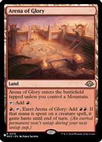 Arena of Glory — The List Reprints