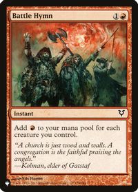 Battle Hymn — The List Reprints