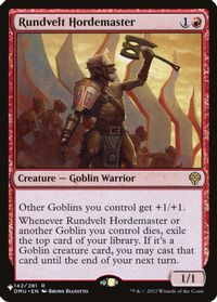 Rundvelt Hordemaster — The List Reprints