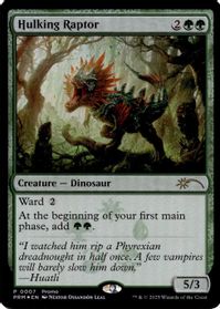 Hulking Raptor — Media Promos