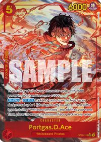Portgas.D.Ace (118) (Alternate Art) — The Time of Battle