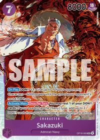 Sakazuki — The Time of Battle