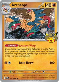 Archeops - 051 (Fossil Museum Exclusive) — ME: Mega Evolution Promo