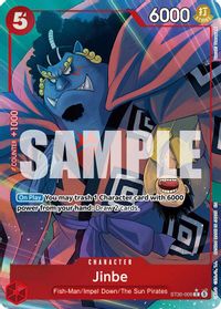 Jinbe (Full Art) — Starter Deck EX: Luffy & Ace