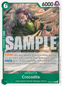 Crocodile — Starter Deck EX: Luffy & Ace