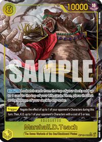 Marshall.D.Teach (119) (Alternate Art) — The Time of Battle