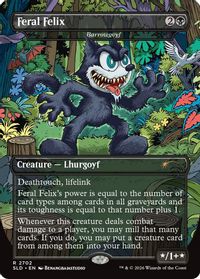 Feral Felix  - Barrowgoyf — Secret Lair Drop Series