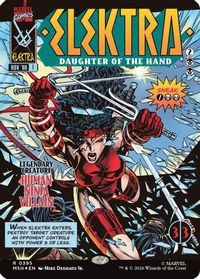 Elektra, Daughter of the Hand (Borderless) (395) — Marvel Super Heroes