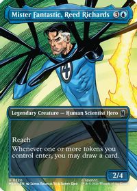 Mister Fantastic, Reed Richards (Borderless) — Marvel Super Heroes