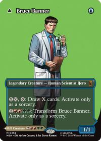 Bruce Banner (Borderless) (0359) — Marvel Super Heroes