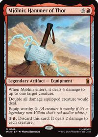 Mjolnir, Hammer of Thor — Marvel Super Heroes