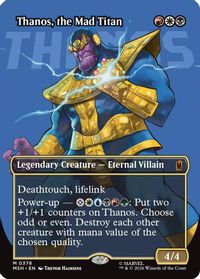 Thanos, the Mad Titan (Borderless) (0367) — Marvel Super Heroes