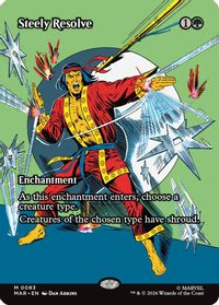 Steely Resolve (Borderless) — Marvel Universe Eternal-Legal