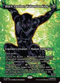 Black Panther, Wakandan King (Borderless) — Marvel Universe Eternal-Legal