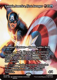 Captain America, First Avenger (Borderless) — Marvel Universe Eternal-Legal