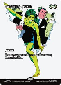 Sundering Growth (Borderless) — Marvel Universe Eternal-Legal