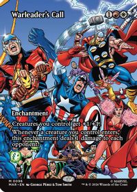 Warleader's Call (Borderless) — Marvel Universe Eternal-Legal