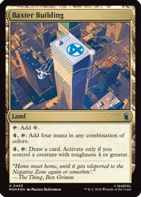 Baxter Building (Surge Foil) — Marvel Super Heroes