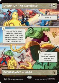 Origin of the Avengers (Borderless) — Marvel Super Heroes