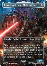 Ultron, Artificial Malevolence (Borderless) (0344) — Marvel Super Heroes