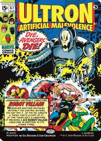 Ultron, Artificial Malevolence (Borderless) (0401) — Marvel Super Heroes