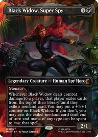 Black Widow, Super Spy (Borderless) (0347) — Marvel Super Heroes