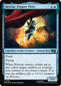 Rescue, Pepper Potts (Surge Foil) — Commander: Marvel Super Heroes