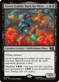 Green Goblin, Back for More — Commander: Marvel Super Heroes
