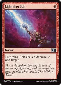 Lightning Bolt — Commander: Marvel Super Heroes