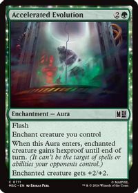 Accelerated Evolution — Commander: Marvel Super Heroes