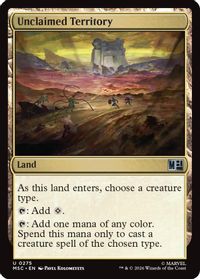 Unclaimed Territory — Commander: Marvel Super Heroes