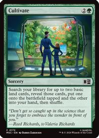 Cultivate (Surge Foil) — Commander: Marvel Super Heroes
