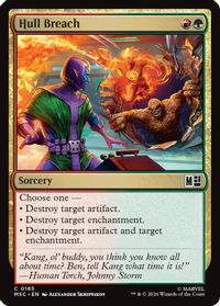 Hull Breach (Surge Foil) — Commander: Marvel Super Heroes
