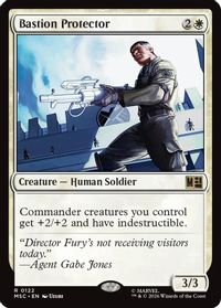 Bastion Protector (Surge Foil) — Commander: Marvel Super Heroes