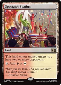 Spectator Seating (Surge Foil) — Commander: Marvel Super Heroes