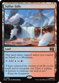 Sulfur Falls (Surge Foil) — Commander: Marvel Super Heroes