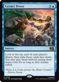 Extract Power (Surge Foil) — Commander: Marvel Super Heroes