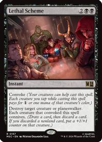 Lethal Scheme (Surge Foil) — Commander: Marvel Super Heroes