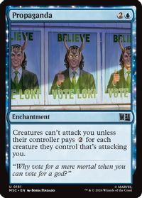 Propaganda (Surge Foil) — Commander: Marvel Super Heroes