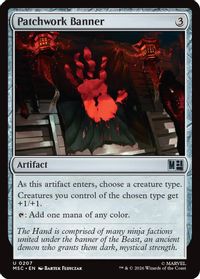 Patchwork Banner (Surge Foil) — Commander: Marvel Super Heroes