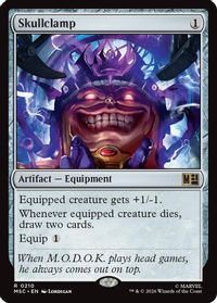 Skullclamp (Surge Foil) — Commander: Marvel Super Heroes
