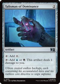 Talisman of Dominance (Surge Foil) — Commander: Marvel Super Heroes