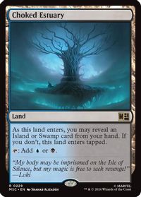 Choked Estuary (Surge Foil) — Commander: Marvel Super Heroes